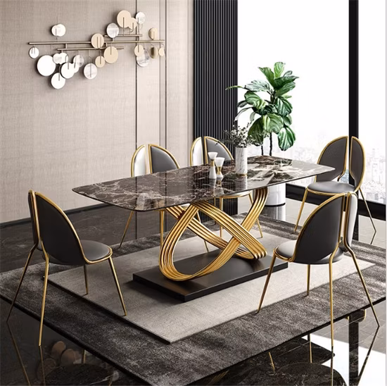 Classique Hôtel Banquet Silla En Acier Inoxydable De Luxe Doré Empilable Dos Rond En Métal Restaurant Banquet De Mariage Chiavari Salle À Manger Table Meubles Chaise