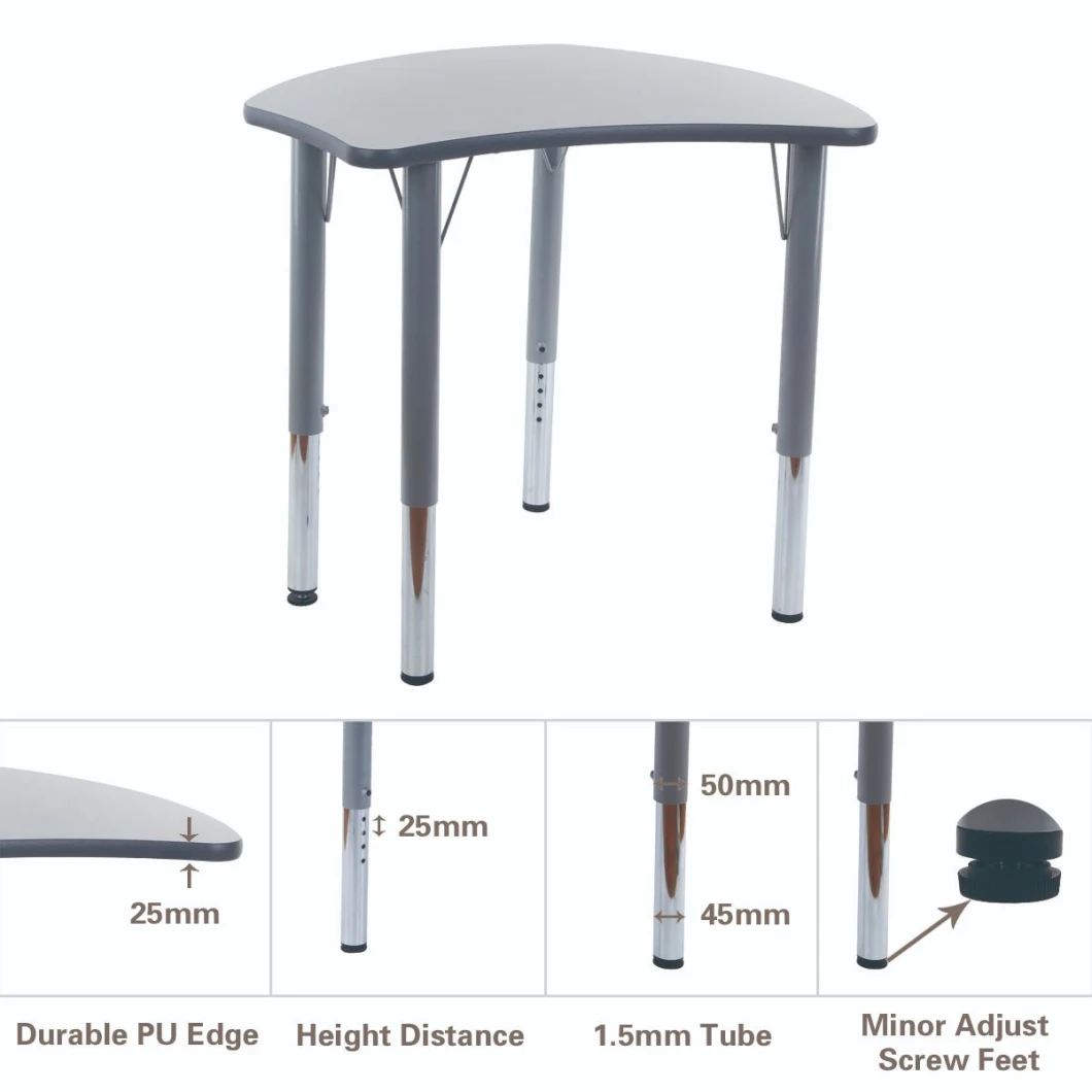 Modern Chair Desk Primary Educational Student Classroom Middle Metal School Furniture