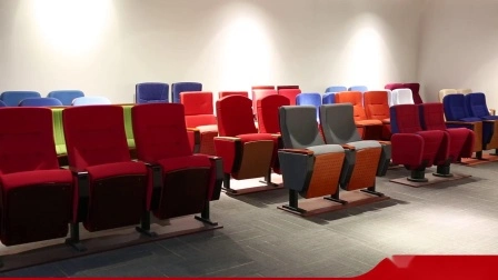 Chaise d'auditorium de chaise de cinéma de salle de conférence de meubles en métal d'école avec les jambes mobiles, allocation des places d'auditorium, chaise d'auditorium bon marché, siège d'auditorium (YA-12)
