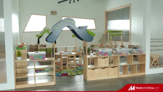 Meubles modernes d'étudiant de classe de maternelle et d'école préscolaire, meubles d'enfants Meubles en bois d'enfants, meubles de bébé de pépinière et de garderie